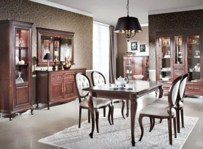Dining table table tables solid wood wooden table classic baroque style dining room V-4